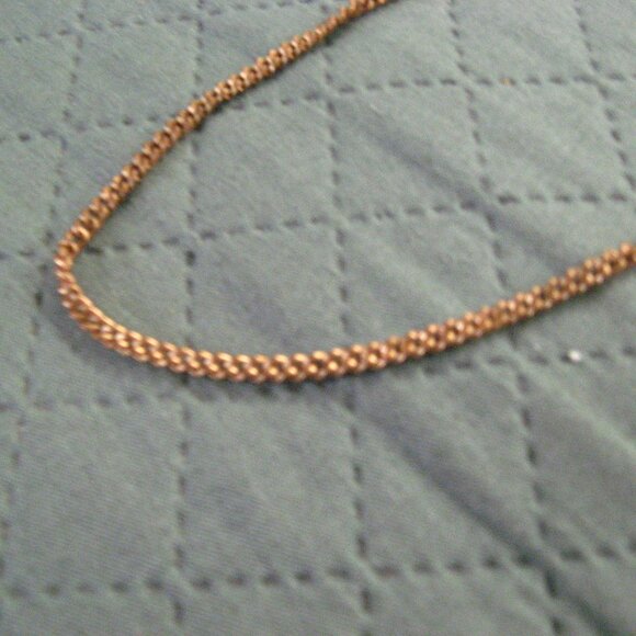 Vintage Gold Patina Hanging Chain 14" - Picture 4 of 8